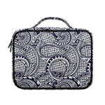 Blue Maori Polynesian Tribal Print Briefcase Bible Bag