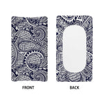 Blue Maori Polynesian Tribal Print Changing Pad Cover