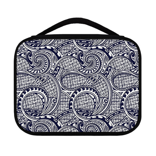 Blue Maori Polynesian Tribal Print Classic Bible Case