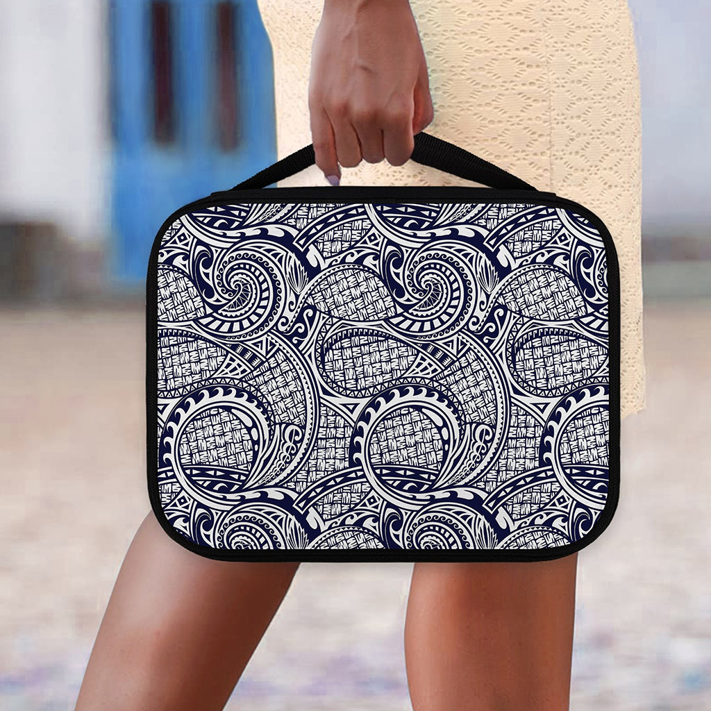 Blue Maori Polynesian Tribal Print Classic Bible Case