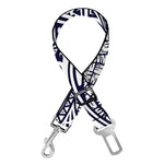 Blue Maori Polynesian Tribal Print Dog Seat Belt