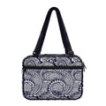 Blue Maori Polynesian Tribal Print Double Strap Bible Bag