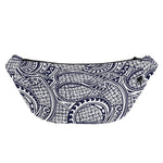 Blue Maori Polynesian Tribal Print Fanny Pack