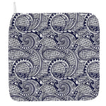 Blue Maori Polynesian Tribal Print Hand Towel