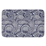 Blue Maori Polynesian Tribal Print Indoor Door Mat