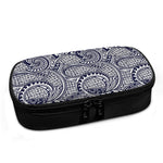 Blue Maori Polynesian Tribal Print Insulin Cooler Travel Case