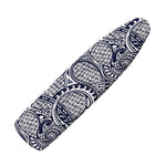 Blue Maori Polynesian Tribal Print Ironing Board Cover