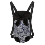 Blue Maori Polynesian Tribal Print Pet Carrier Backpack