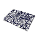 Blue Maori Polynesian Tribal Print Pet Cooling Mat Cover