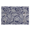 Blue Maori Polynesian Tribal Print Placemat
