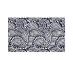 Blue Maori Polynesian Tribal Print Polyester Flag