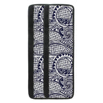 Blue Maori Polynesian Tribal Print Refrigerator Handle Covers