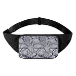 Blue Maori Polynesian Tribal Print Waist Bag