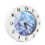 Blue Marble Print Alarm Clock