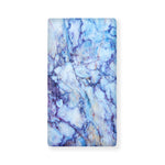 Blue Marble Print Baby Crib Sheet