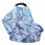Blue Marble Print Baby Seat Cover