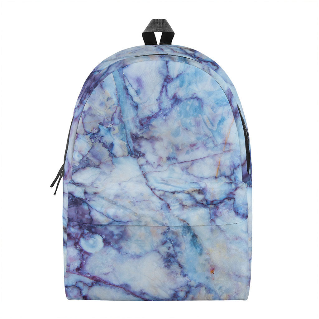 Blue Marble Print Backpack