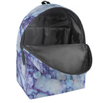 Blue Marble Print Backpack