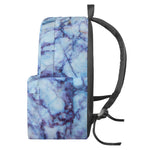 Blue Marble Print Backpack