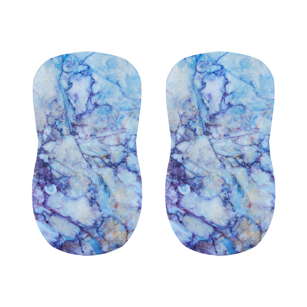 Blue Marble Print Bar Stool Covers