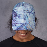 Blue Marble Print Baseball Cap