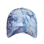 Blue Marble Print Baseball Cap