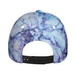 Blue Marble Print Baseball Cap