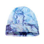 Blue Marble Print Beanie