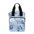 Blue Marble Print Bible Tote Bag