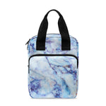 Blue Marble Print Bible Tote Bag
