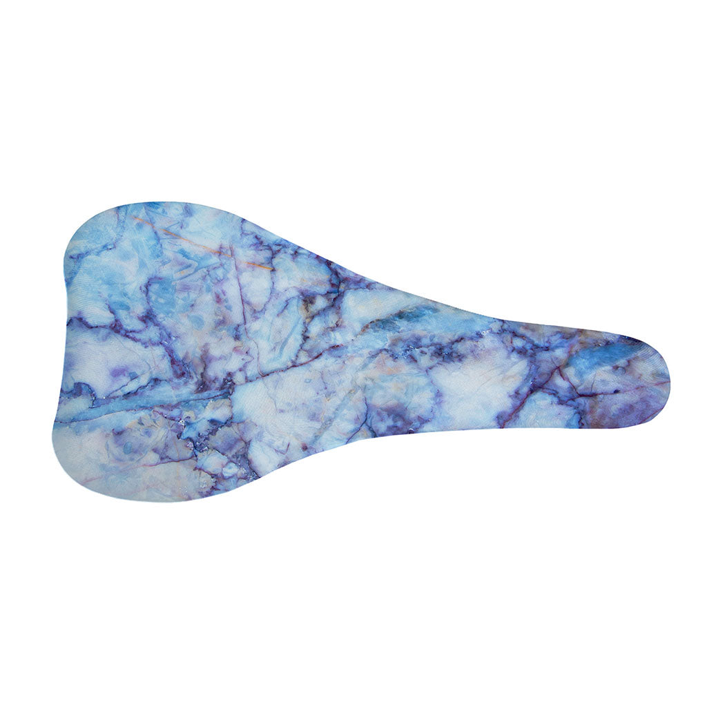 Blue Marble Print Bicycle Seat Cover