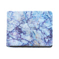 Blue Marble Print Bifold Wallet