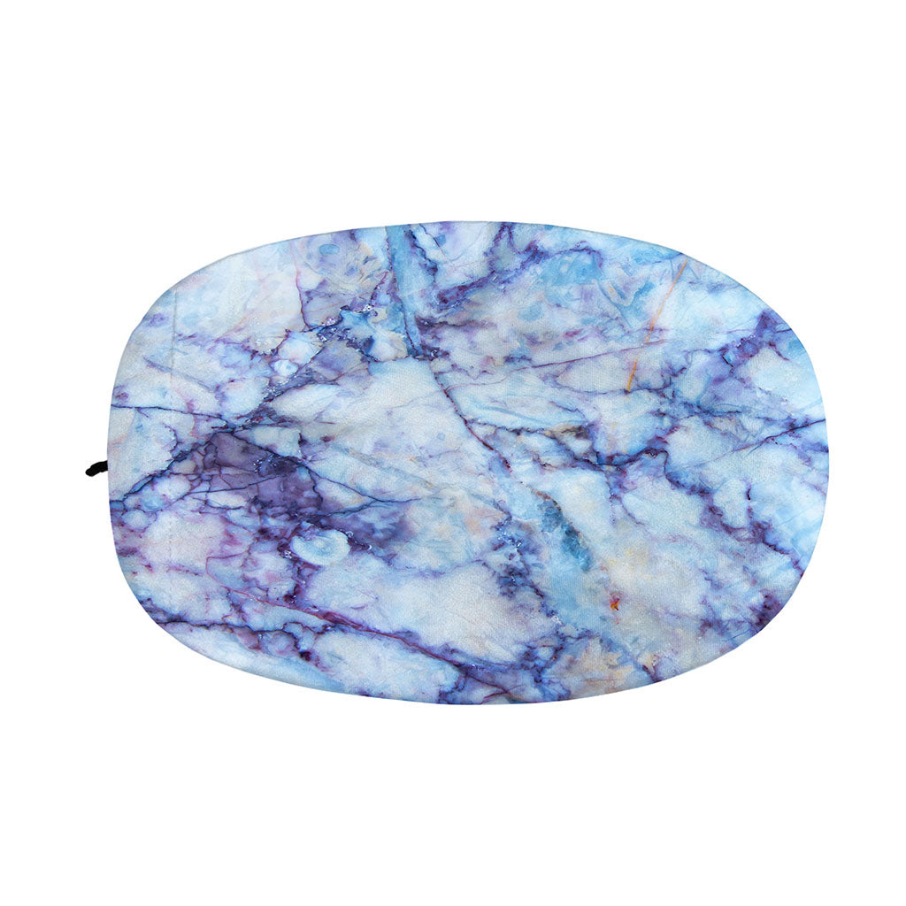 Blue Marble Print Car Side Mirror Covers