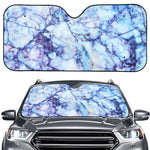 Blue Marble Print Car Windshield Sun Shade