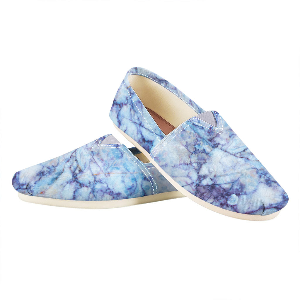 Blue Marble Print Casual Shoes