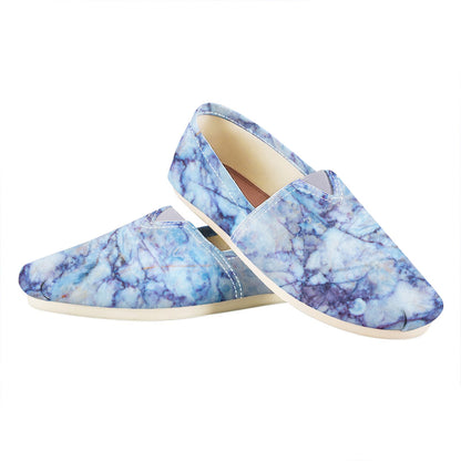 Blue Marble Print Casual Shoes