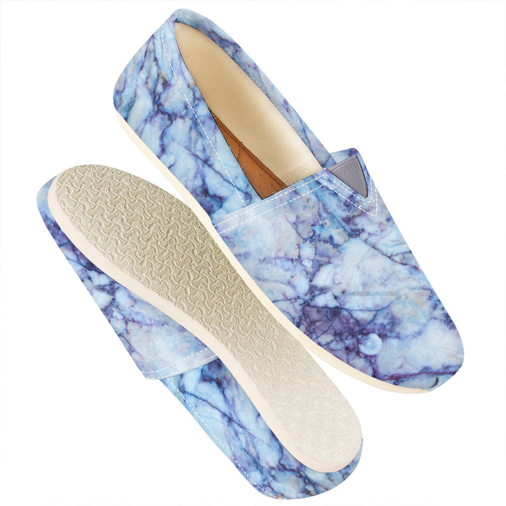 Blue Marble Print Casual Shoes