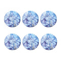 Blue Marble Print Coaster Set