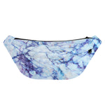 Blue Marble Print Fanny Pack