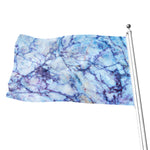 Blue Marble Print Flag