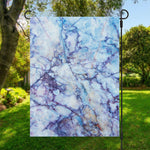 Blue Marble Print Garden Flag