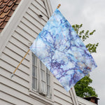 Blue Marble Print House Flag