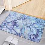 Blue Marble Print Indoor Door Mat