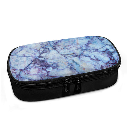 Blue Marble Print Insulin Cooler Travel Case