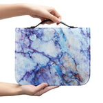 Blue Marble Print Leather Bible Cover