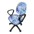 Blue Marble Print Office Chair Cover