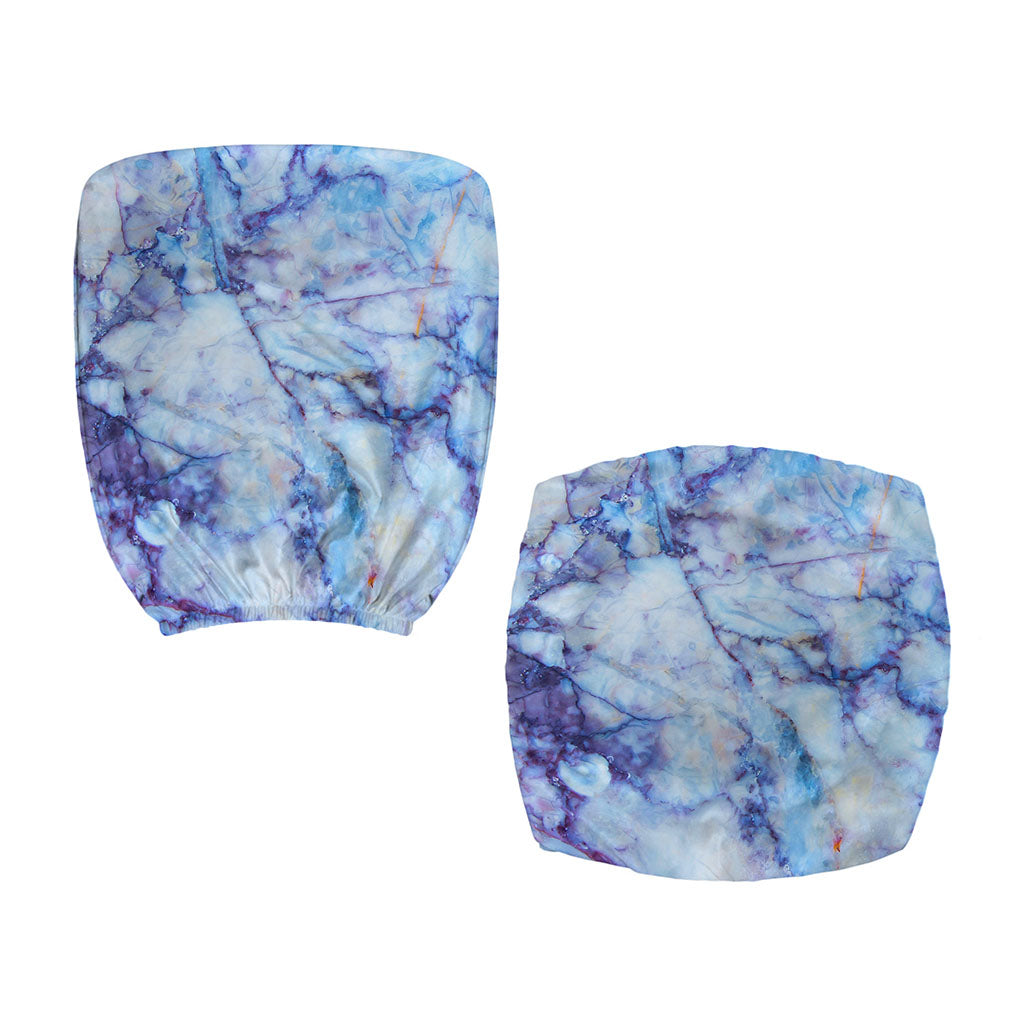 Blue Marble Print Office Chair Cover