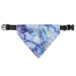 Blue Marble Print Over The Collar Dog Bandana