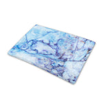 Blue Marble Print Pet Cooling Mat Cover