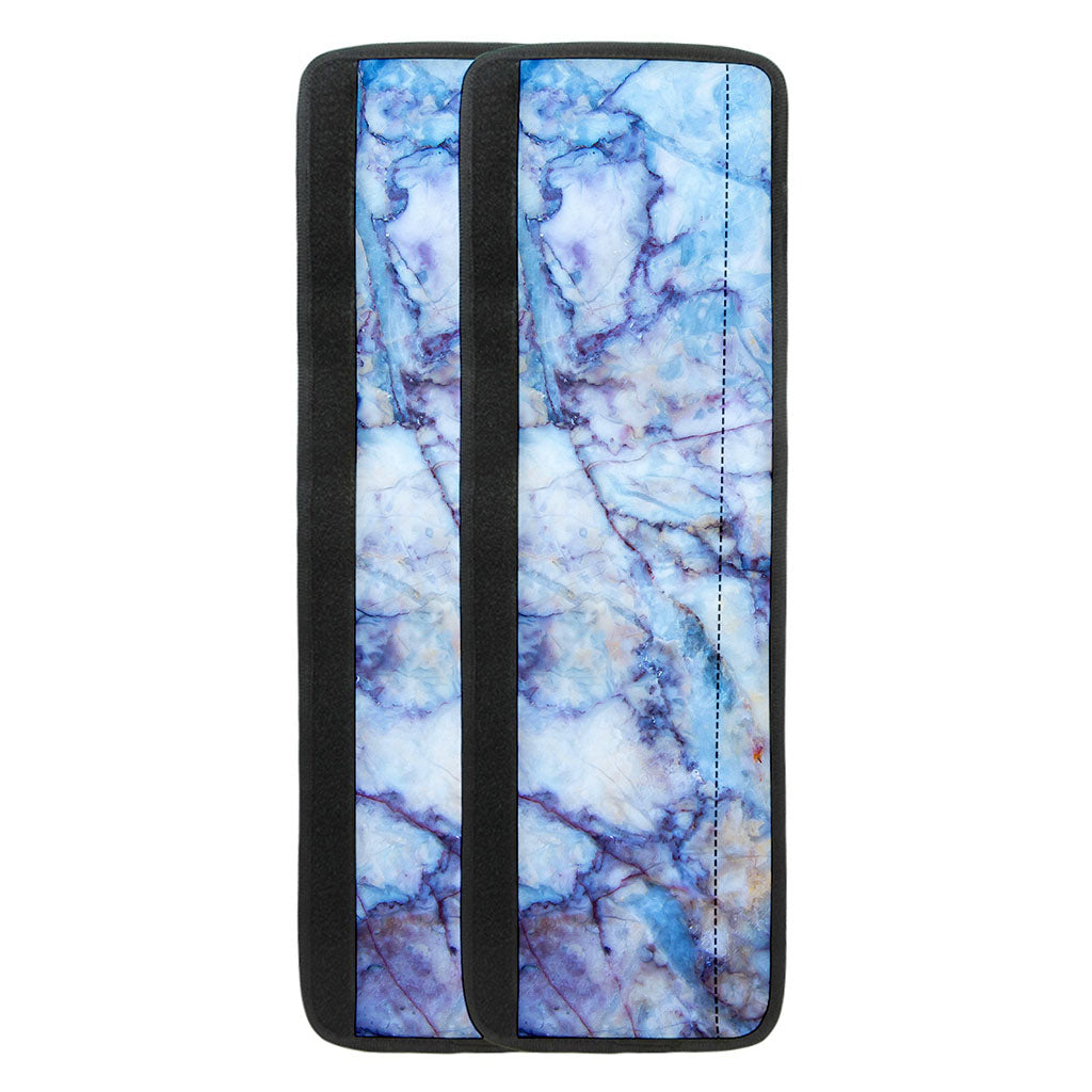 Blue Marble Print Refrigerator Handle Covers